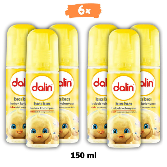 Dalin - Spray Baby Cologne - Bici Bici - 6 x 150ml