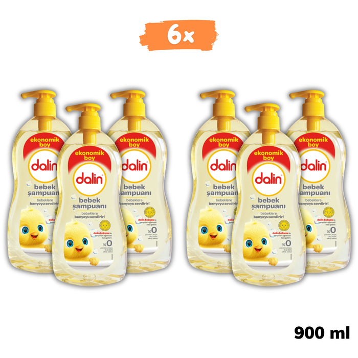 Dalin - Baby Shampoo - 6 x 900ml (Eco Pack)