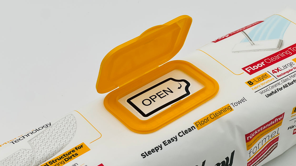 Sleepy Easy Clean - MOP 4x50 vellen - Arabische zeep (herbal - Geel) - DOOSVOORDEEL