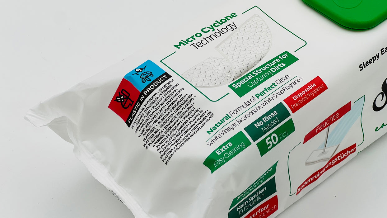 Sleepy Easy Clean MOP - 50 vellen - Witte Zeep (Groen)