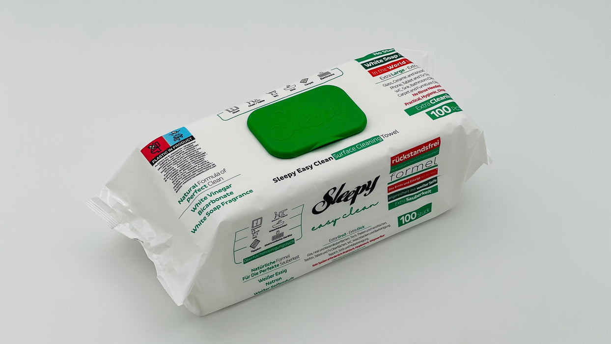 Sleepy Doekjes - Witte zeep (Groen) - Easy Clean