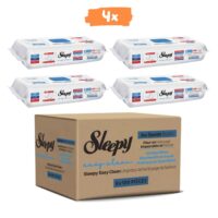 Sleepy Easy Clean – MOP 4×50 vellen – Bleekmiddel (Blauw) – DOOSVOORDEEL