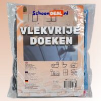 Vlekvrije Microvezeldoeken 40×60 cm – 220 GSM – Pluisvrij & Streeploos Schoon – 4 Stuks