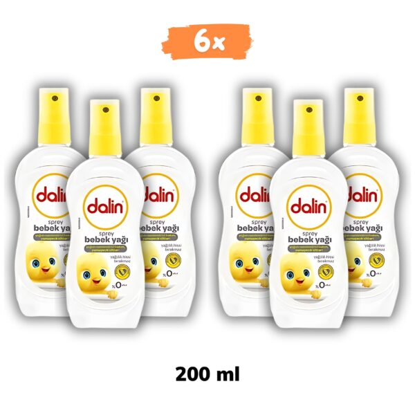 Dalin – Spray Babyolie – 6 x 200ml