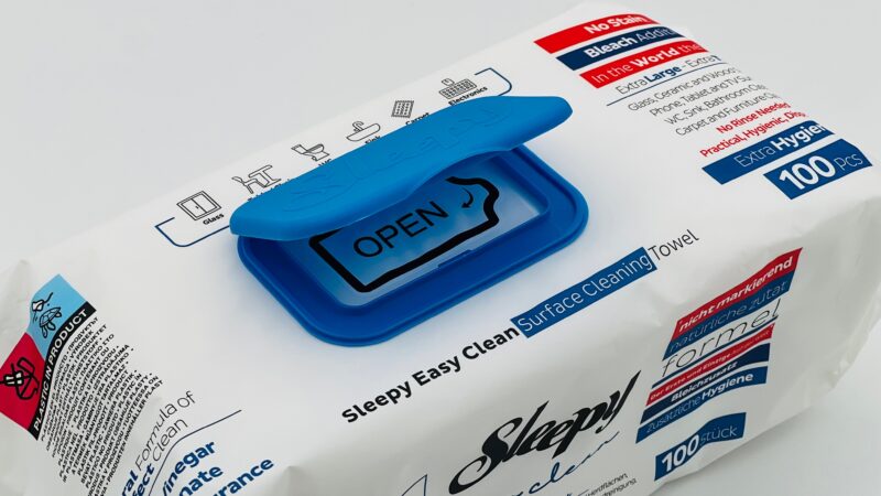 Sleepy Doekjes - Bleekmiddel (Blauw) - Easy Clean - 100 vellen - Afbeelding 2