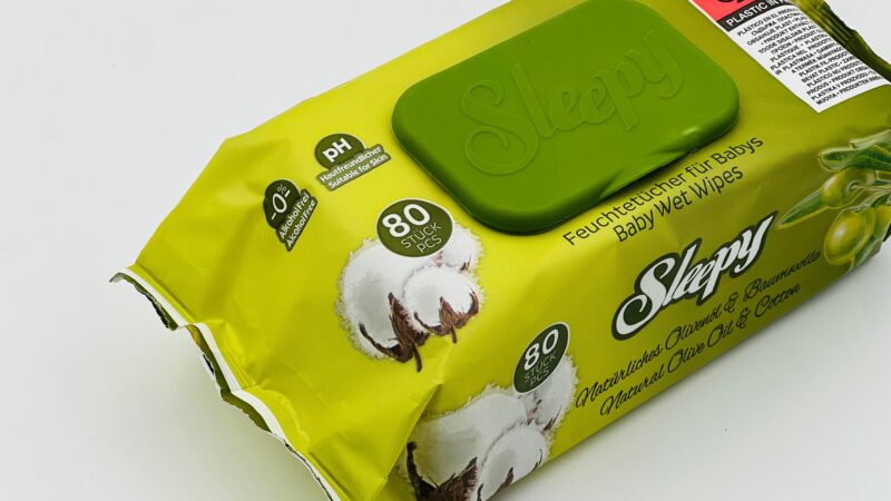 Sleepy Voordeel Verpakking Olijf Babydoekjes 16x80 vellen - Afbeelding 2