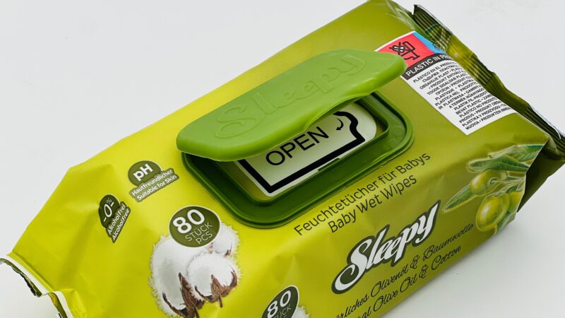 Sleepy Voordeel Verpakking Olijf Babydoekjes 16x80 vellen - Afbeelding 3