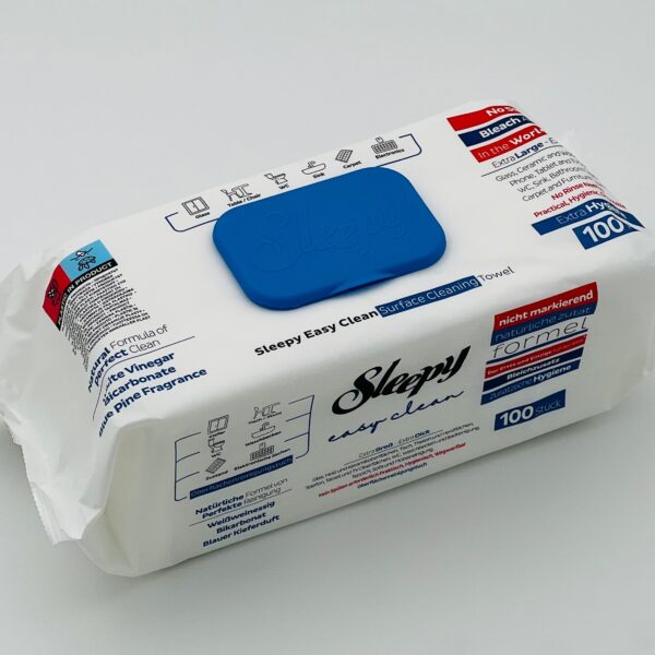Sleepy Doekjes – Bleekmiddel (Blauw) – Easy Clean – 100 vellen