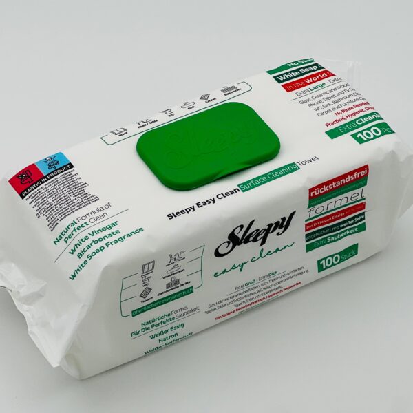 Sleepy Doekjes – Witte zeep (Groen) – Easy Clean 100 vellen