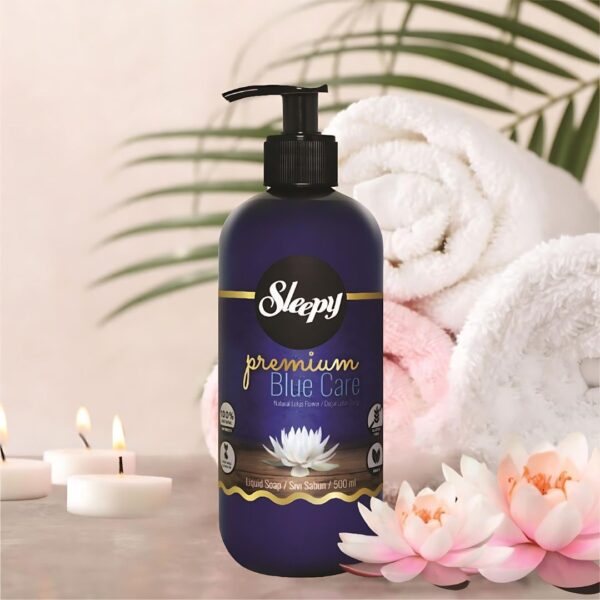 Sleepy Premium – Blue Care Handzeep met dispenser 500 ml
