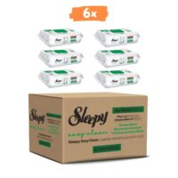 Sleepy doekjes – Easy Clean – Groen DOOSVOORDEEL 6×100
