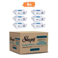 Sleepy doekjes – Easy Clean – Blauw DOOSVOORDEEL 6×100