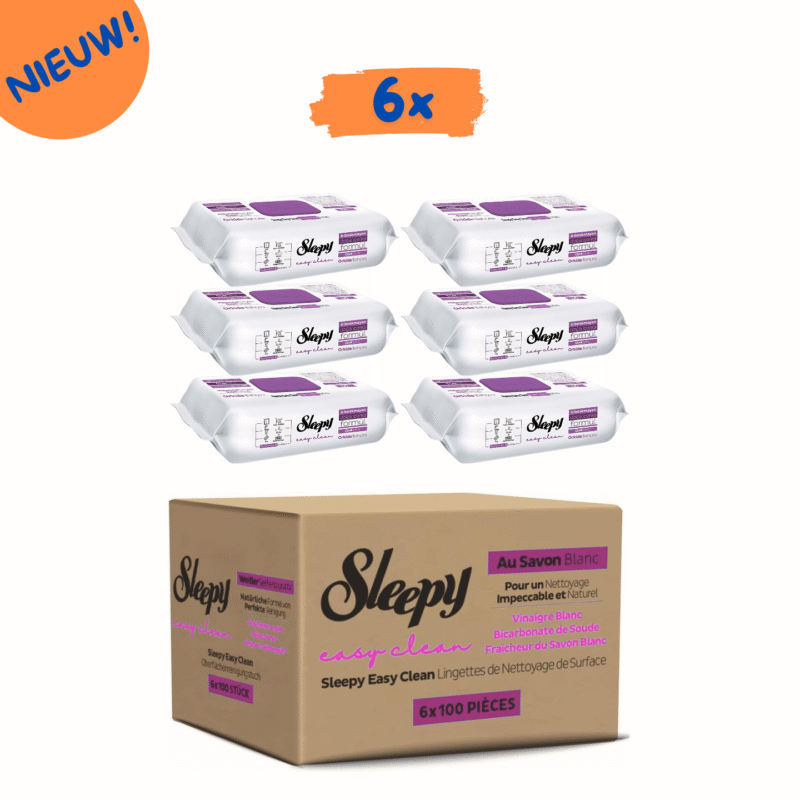 Sleepy Doekjes -  Orchidee (Paars) - Easy Clean - DOOSVOORDEEL 6x100