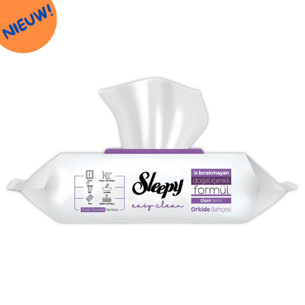Sleepy Doekjes –  Orchidee (Paars) – Easy Clean – 100 vellen