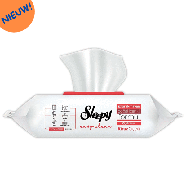 Sleepy Doekjes –  Kersen (Rood) – Easy Clean – 100 vellen