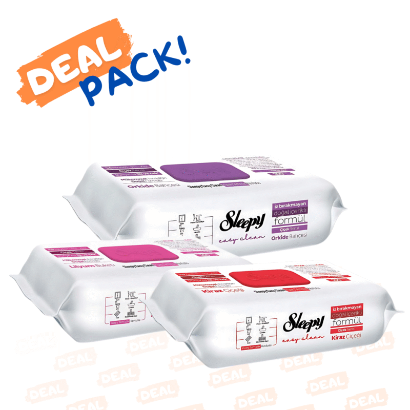 Sleepy Doekjes -  Orchidee (Paars) - Easy Clean - 100 vellen - Afbeelding 4
