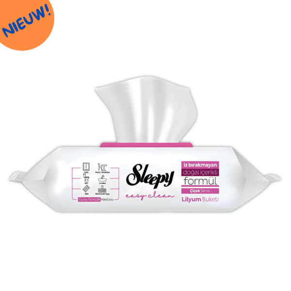 Sleepy Doekjes –  Lelie (Roze) – Easy Clean – 100 vellen
