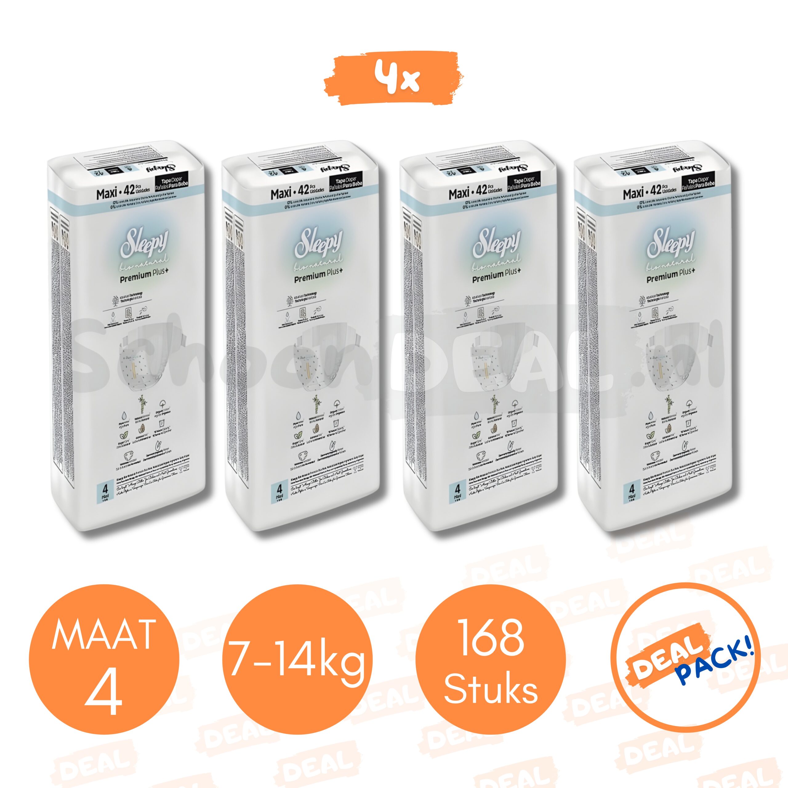 Sleepy Baby Luiers - Maat 4 - Voordeelverpakking / DEALPACK!