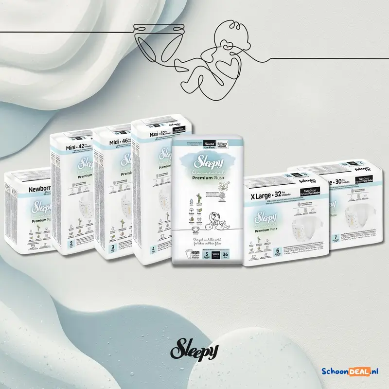 Lees meer over het artikel Sleepy Bio Natural Baby Luiers voor de gevoelige babyhuid