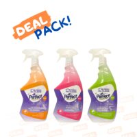 PERFECT – DEALPACK! (Allesreiniger, Glasreiniger en Badkamerreiniger)