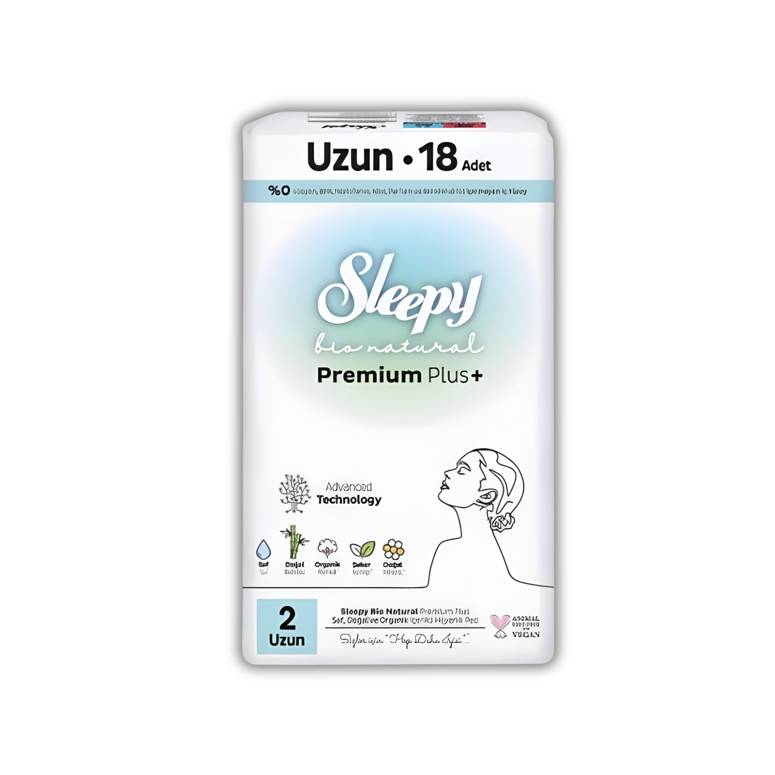 Sleepy – Nr. 2 Maandverband 18 stuks – Bio Natural Premium Plus+