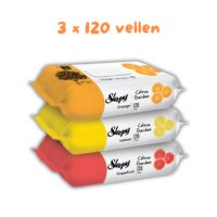 Sleepy Citrus Garden – Vochtige handdoekjes – 3×120 vellen