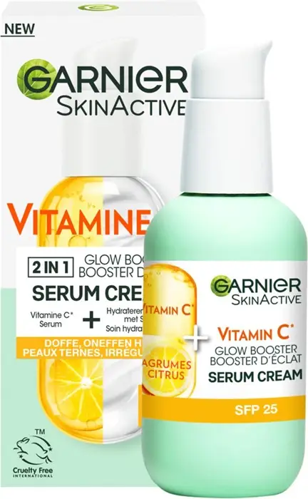 Garnier SkinActive Serum 50ml Vitamine C Creme SPF25