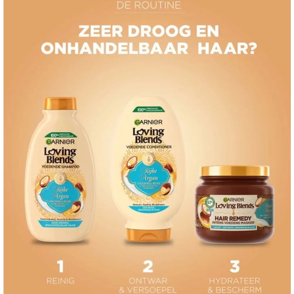 Garnier Loving Blends - Rijke Argan Conditioner - 250 ml - Afbeelding 3