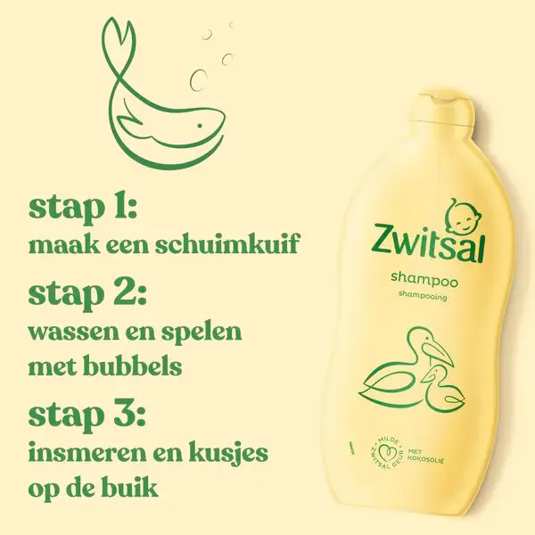 Zwitsal Shampoo - Regular 700 ml. - Afbeelding 2
