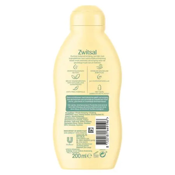 Zwitsal Conditioner 200 ml. - Afbeelding 5